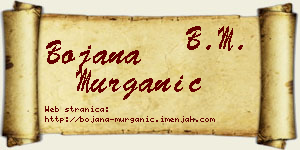 Bojana Murganić vizit kartica